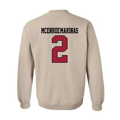 Oklahoma - NCAA Softball : Nelly McEnroe-Marinas - Sports Shersey Crewneck Sweatshirt-1
