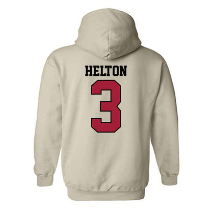 Oklahoma - NCAA Softball : Chaney Helton - Sports Shersey Hooded Sweatshirt-1