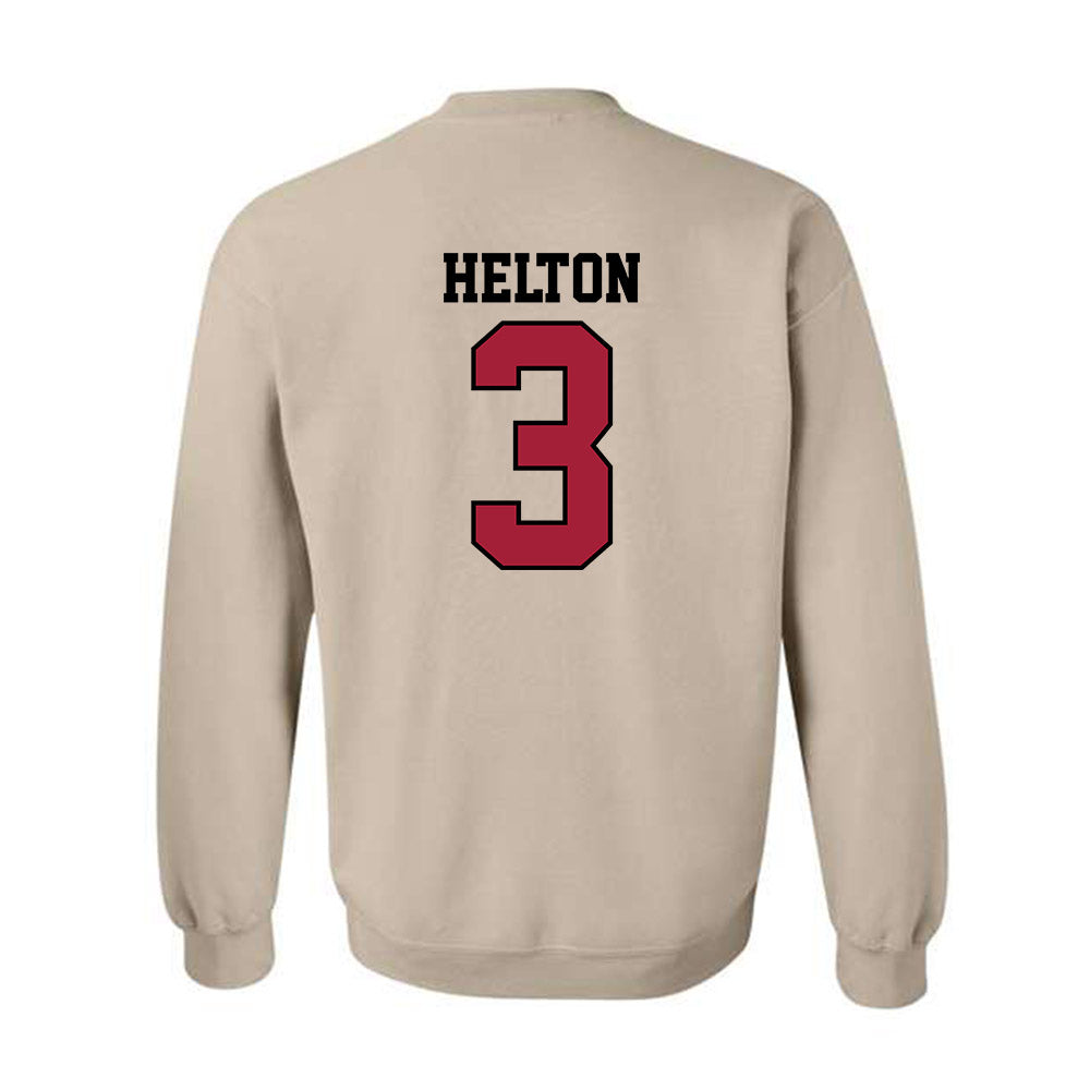 Oklahoma - NCAA Softball : Chaney Helton - Sports Shersey Crewneck Sweatshirt-1