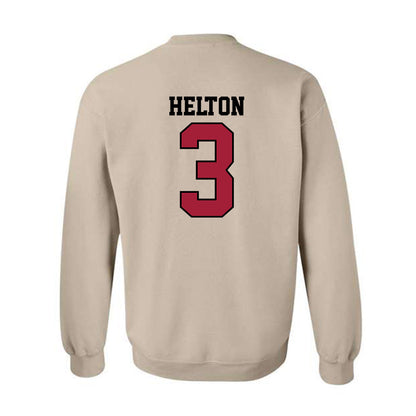 Oklahoma - NCAA Softball : Chaney Helton - Sports Shersey Crewneck Sweatshirt-1