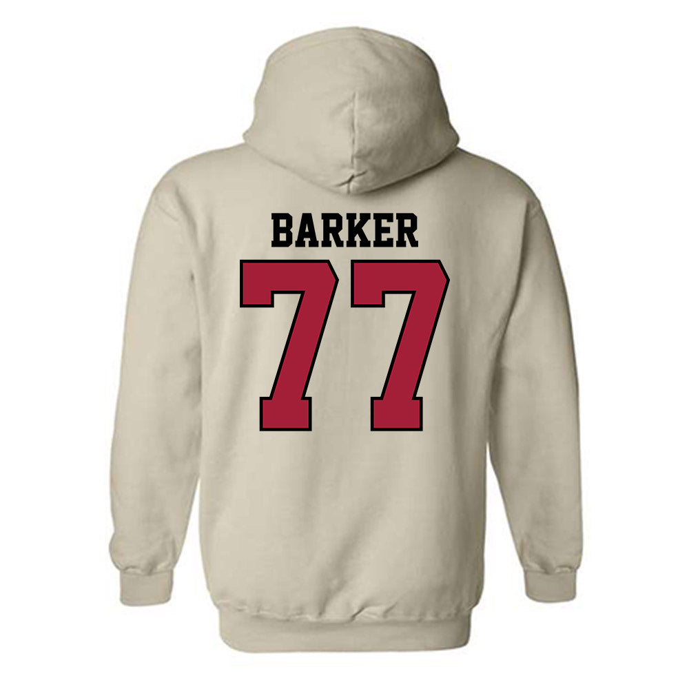 Oklahoma - NCAA Softball : Sydney Barker - Sports Shersey Hooded Sweatshirt-1