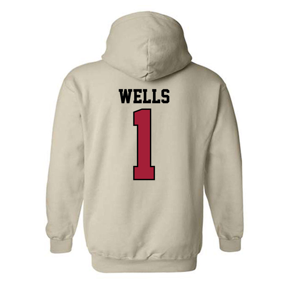 Oklahoma - NCAA Softball : Kendall Wells - Sports Shersey Hooded Sweatshirt-1
