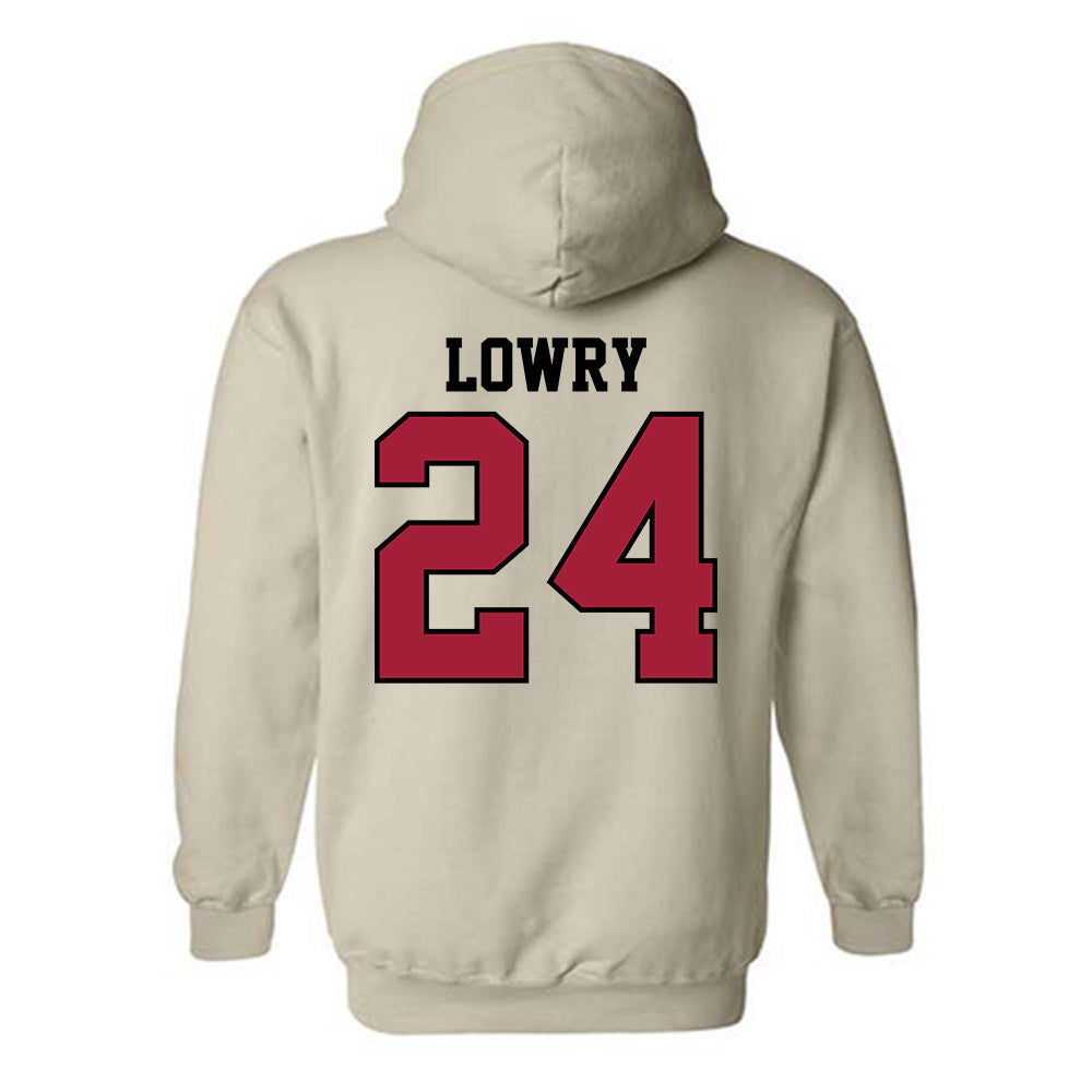 Oklahoma - NCAA Softball : Audrey Lowry - Sports Shersey Hooded Sweatshirt-1