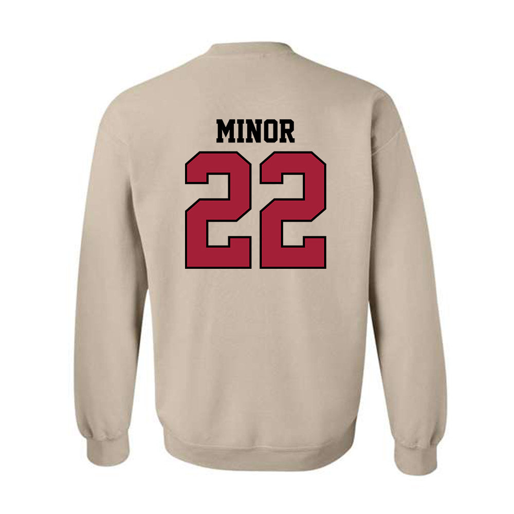 Oklahoma - NCAA Softball : Kai Minor - Sports Shersey Crewneck Sweatshirt-1