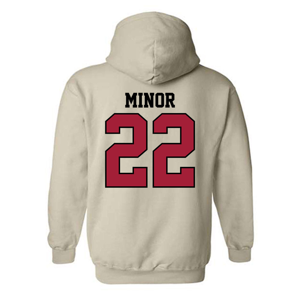 Oklahoma - NCAA Softball : Kai Minor - Sports Shersey Hooded Sweatshirt-1