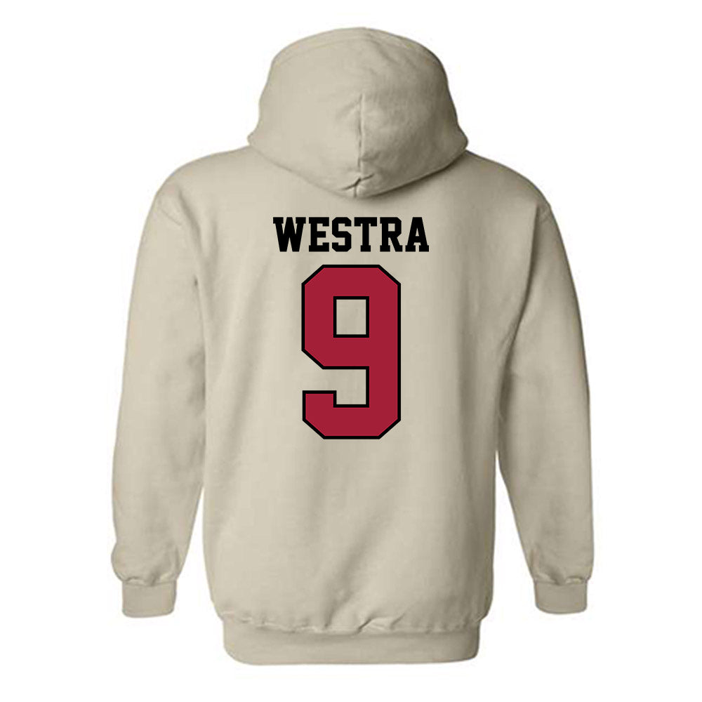 Oklahoma - NCAA Softball : Payton Westra - Sports Shersey Hooded Sweatshirt-1