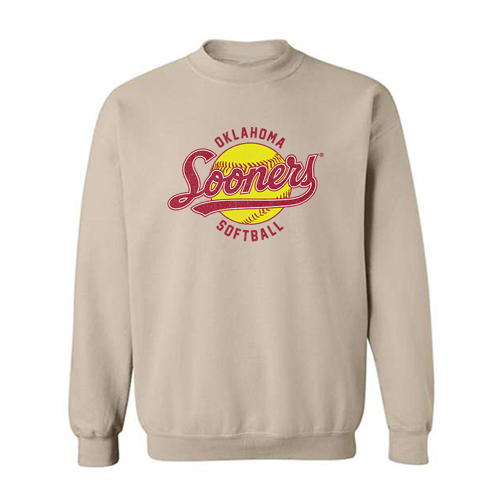 Oklahoma - NCAA Softball : Lexi McDaniel - Sports Shersey Crewneck Sweatshirt-0