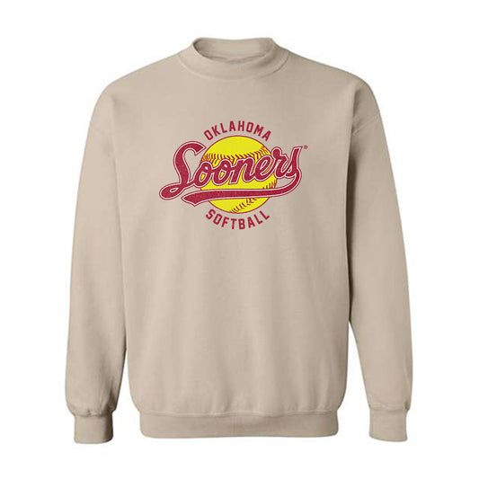 Oklahoma - NCAA Softball : Chaney Helton - Sports Shersey Crewneck Sweatshirt-0