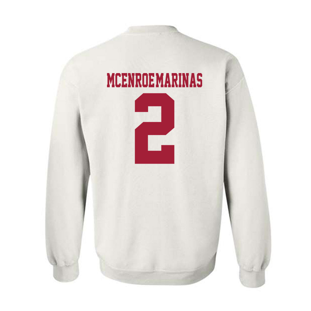 Oklahoma - NCAA Softball : Nelly McEnroe-Marinas - Sports Shersey Crewneck Sweatshirt-1