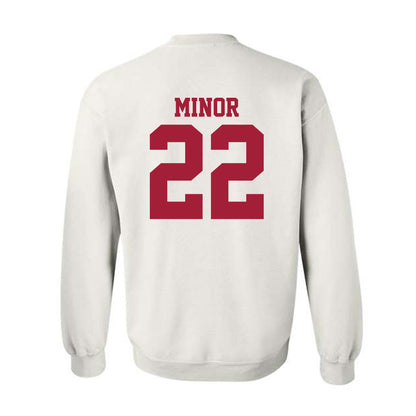 Oklahoma - NCAA Softball : Kai Minor - Sports Shersey Crewneck Sweatshirt-1