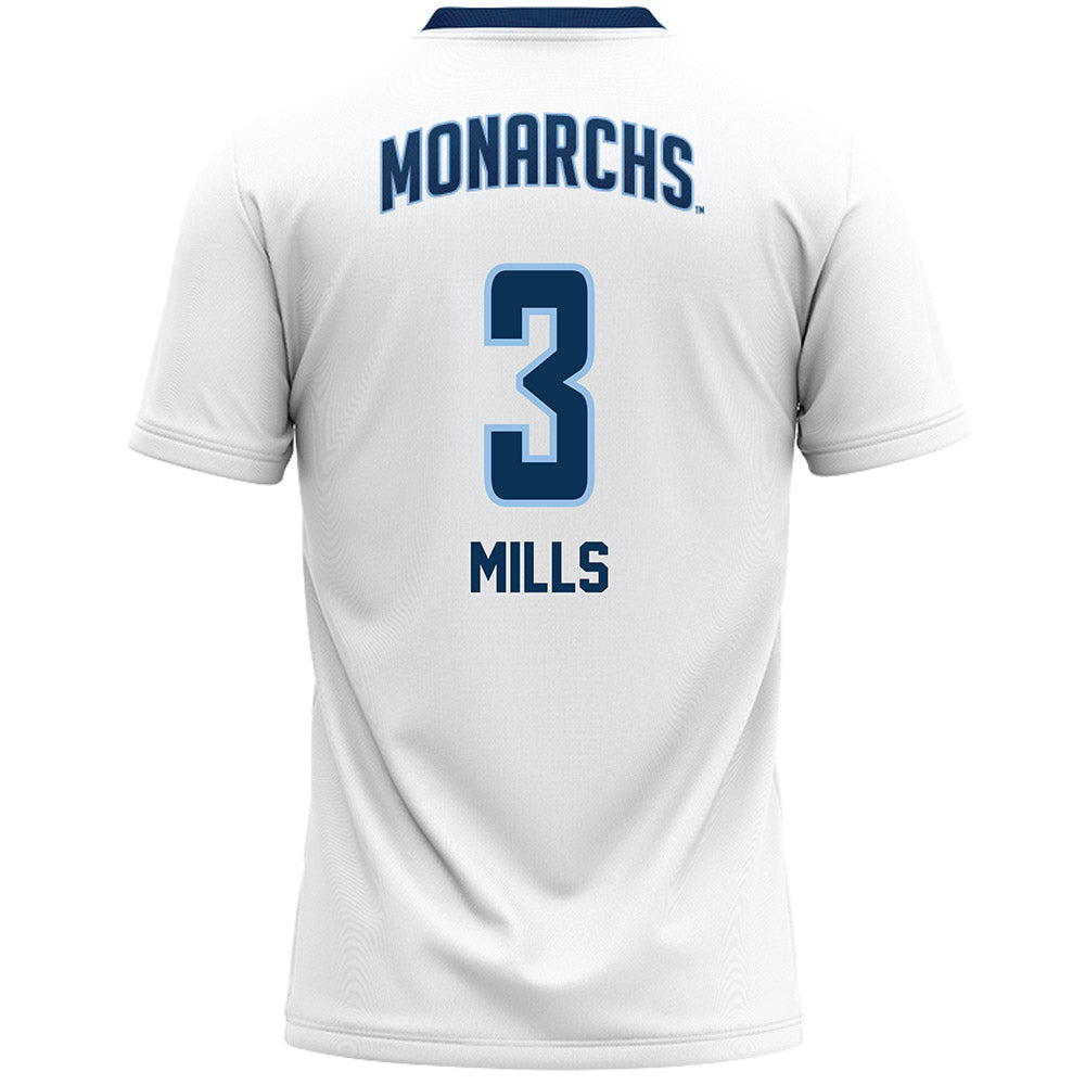 Old Dominion - NCAA Women's Lacrosse : Jules Mills - White Lacrosse Jersey -1