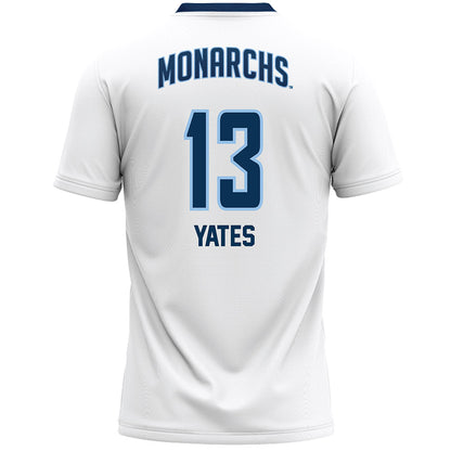 Old Dominion - NCAA Women's Lacrosse : Eleni Yates - White Lacrosse Jersey -1