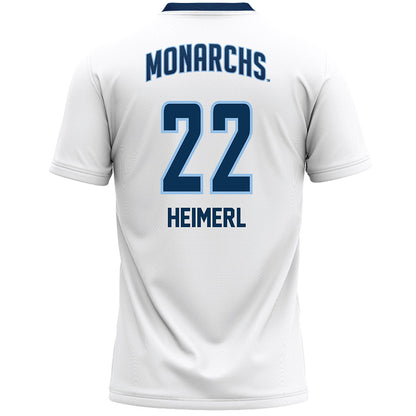 Old Dominion - NCAA Women's Lacrosse : Molly Heimerl - White Lacrosse Jersey -1