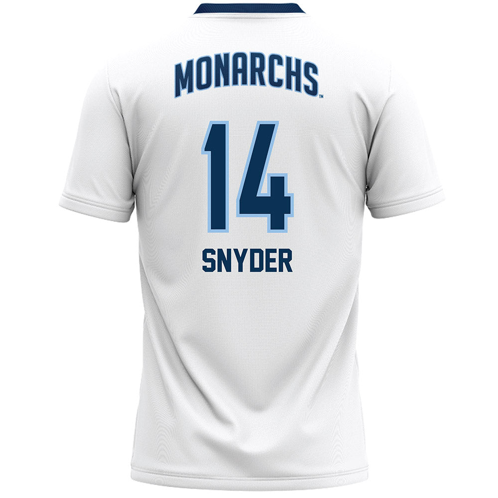 Old Dominion - NCAA Women's Lacrosse : Sofia Snyder - White Lacrosse Jersey -1