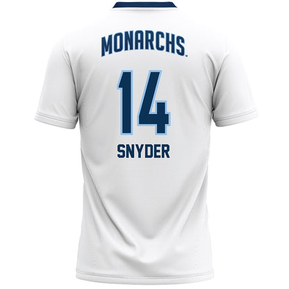 Old Dominion - NCAA Women's Lacrosse : Sofia Snyder - White Lacrosse Jersey -1