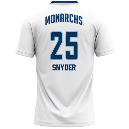 Old Dominion - NCAA Women's Lacrosse : Maria Snyder - White Lacrosse Jersey -1