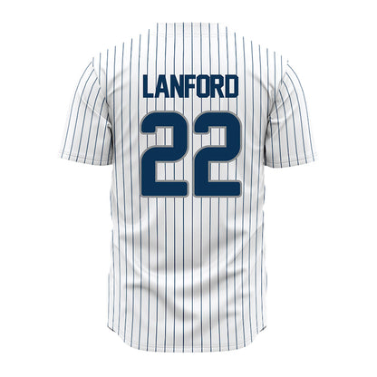 Old Dominion - NCAA Baseball : Cole Lanford - Pinstripe Jersey-1