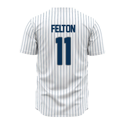 Old Dominion - NCAA Baseball : Nick Felton - Pinstripe Jersey-1