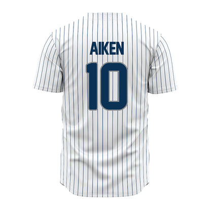 Old Dominion - NCAA Baseball : Travis Aiken - Pinstripe Jersey-1