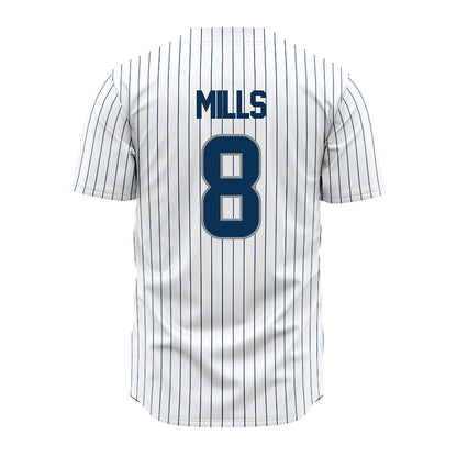 Old Dominion - NCAA Baseball : Sylas Mills - Pinstripe Jersey-1