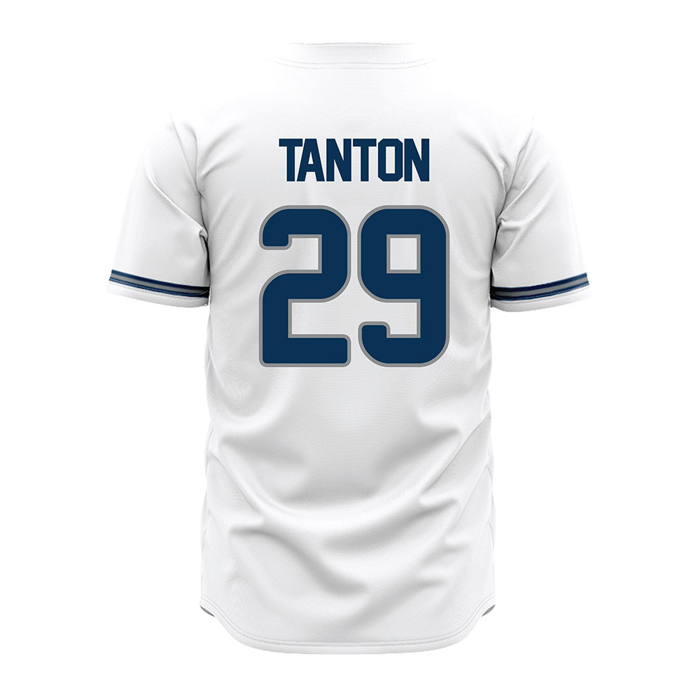 Old Dominion - NCAA Baseball : Benjamin Tanton - White Jersey-1