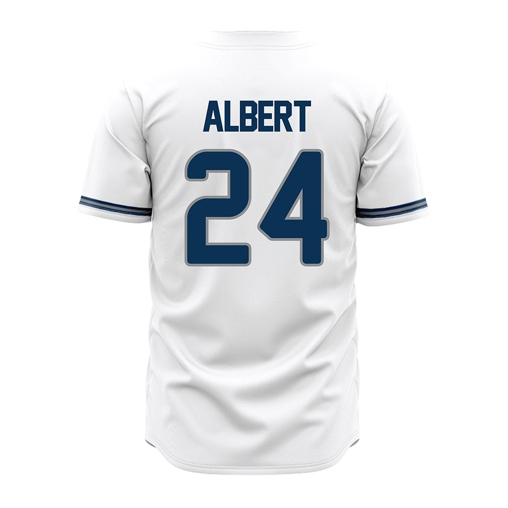 Old Dominion - NCAA Baseball : Davis Albert - White Jersey-1