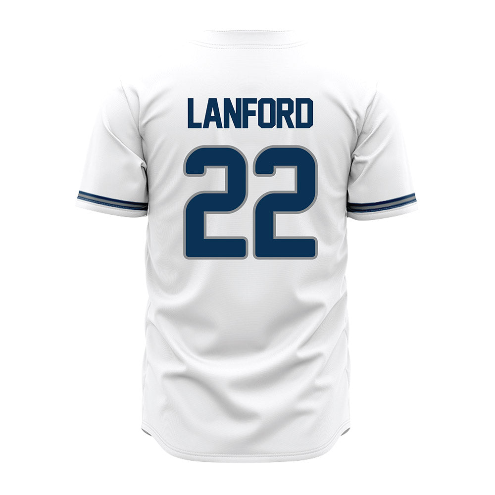 Old Dominion - NCAA Baseball : Cole Lanford - White Jersey-1