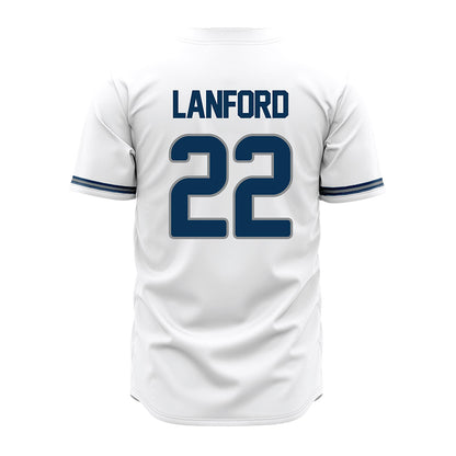 Old Dominion - NCAA Baseball : Cole Lanford - White Jersey-1
