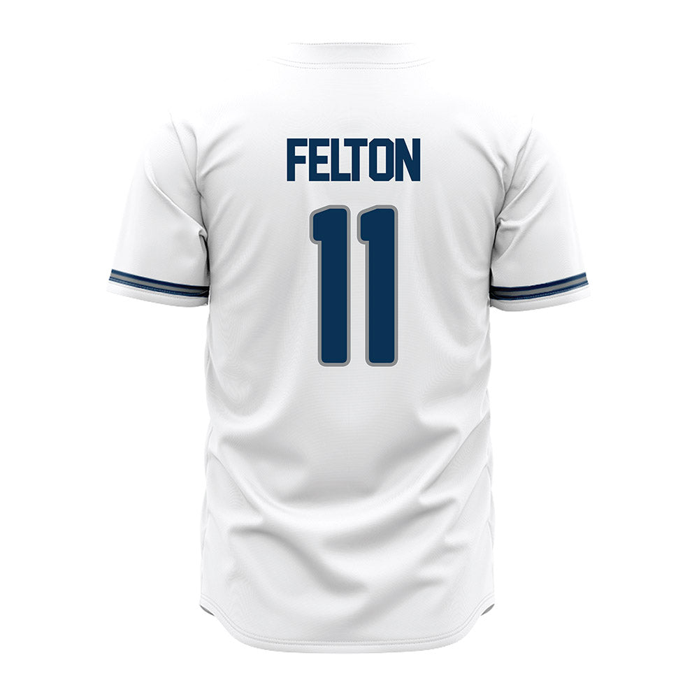 Old Dominion - NCAA Baseball : Nick Felton - White Jersey-1