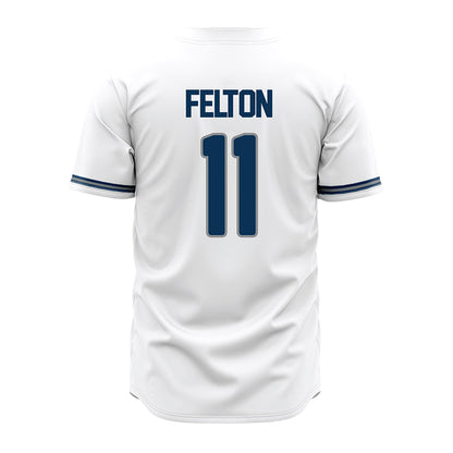 Old Dominion - NCAA Baseball : Nick Felton - White Jersey-1