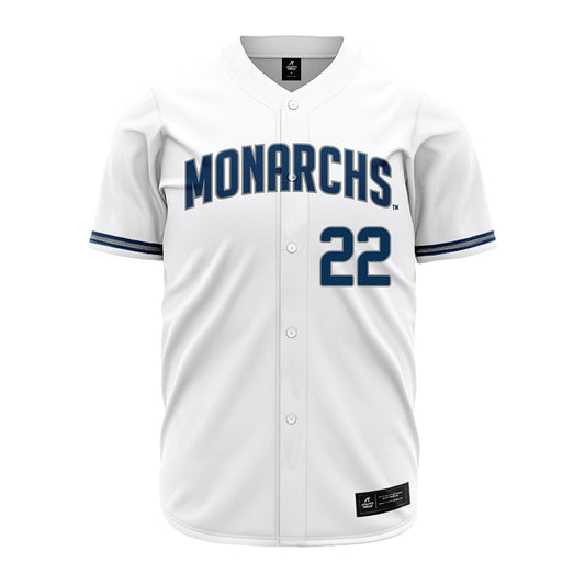 Old Dominion - NCAA Baseball : Harlan Rowe - White Jersey-0