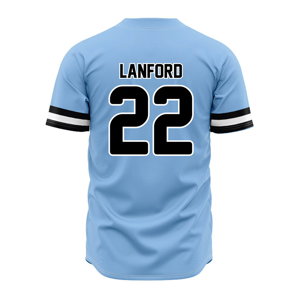 Old Dominion - NCAA Baseball : Cole Lanford - Blue Jersey-1