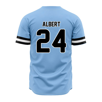 Old Dominion - NCAA Baseball : Davis Albert - Blue Jersey-1