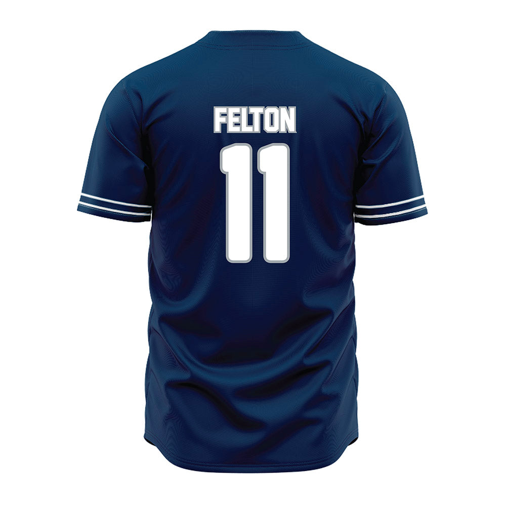 Old Dominion - NCAA Baseball : Nick Felton - Navy Jersey-1