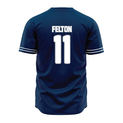 Old Dominion - NCAA Baseball : Nick Felton - Navy Jersey-1