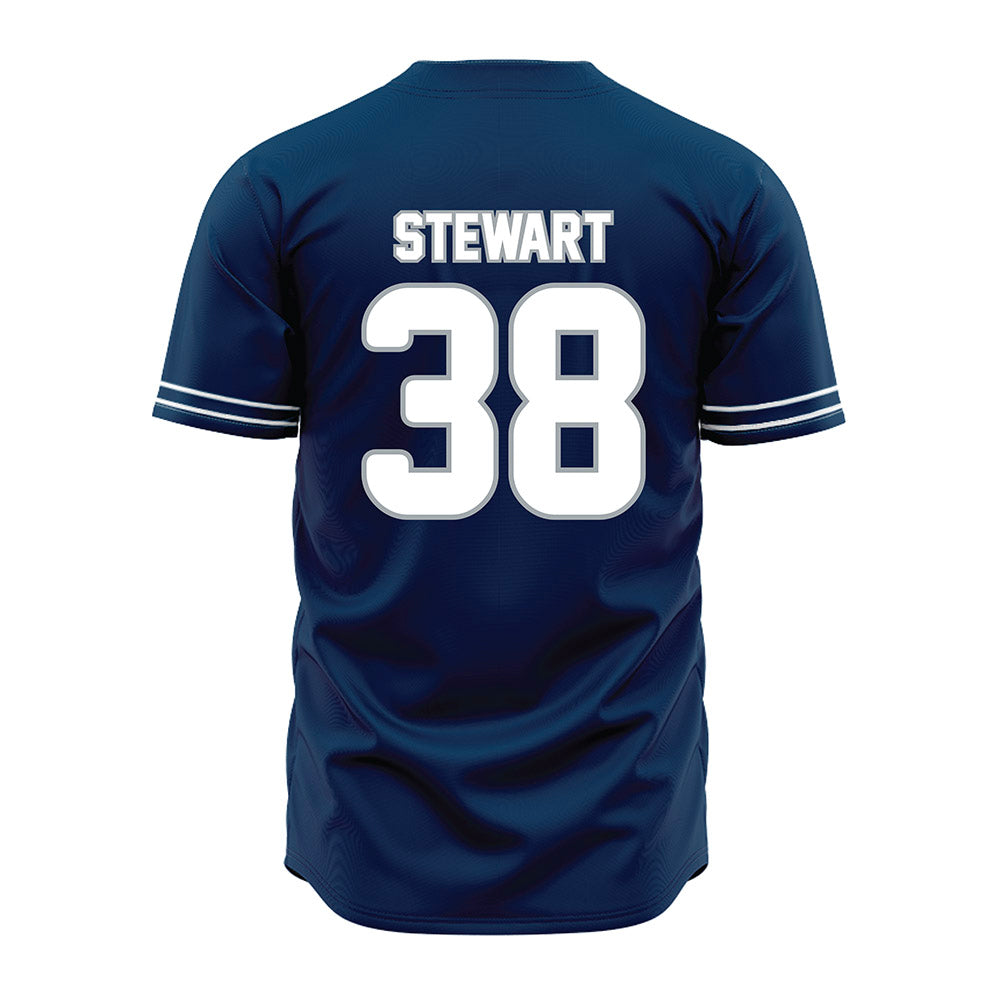 Old Dominion - NCAA Baseball : Liam Stewart - Navy Jersey-1