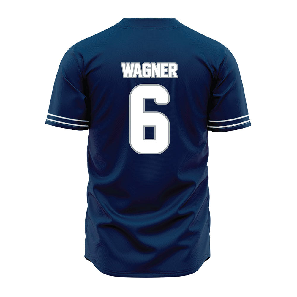 Old Dominion - NCAA Baseball : Jake Wagner - Navy Jersey-1