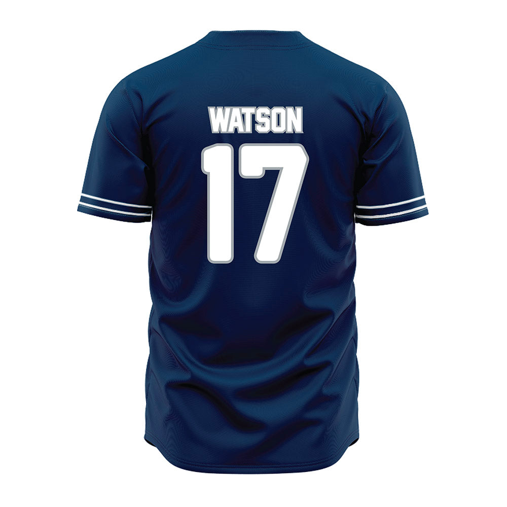 Old Dominion - NCAA Baseball : Jace Watson - Navy Jersey-1
