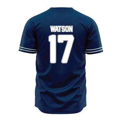 Old Dominion - NCAA Baseball : Jace Watson - Navy Jersey-1
