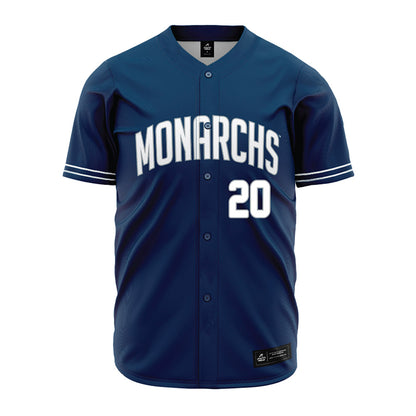 Old Dominion - NCAA Baseball : Easton Dowell - Navy Jersey-0