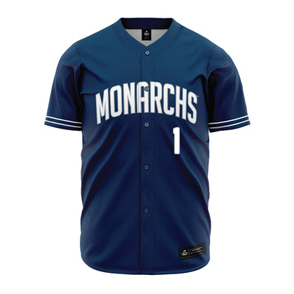 Old Dominion - NCAA Baseball : Brady Jackson - Navy Jersey-0