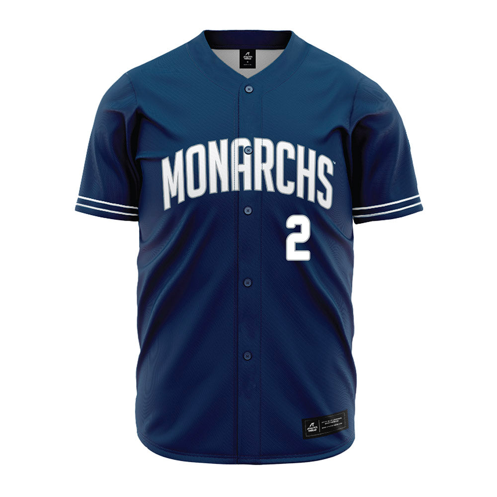 Old Dominion - NCAA Baseball : Macaddin Dye - Navy Jersey-0