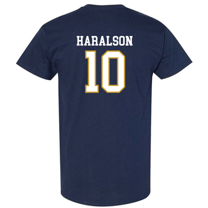 Notre Dame - NCAA Men's Basketball : Jalen Haralson - Sports Shersey T-Shirt-1