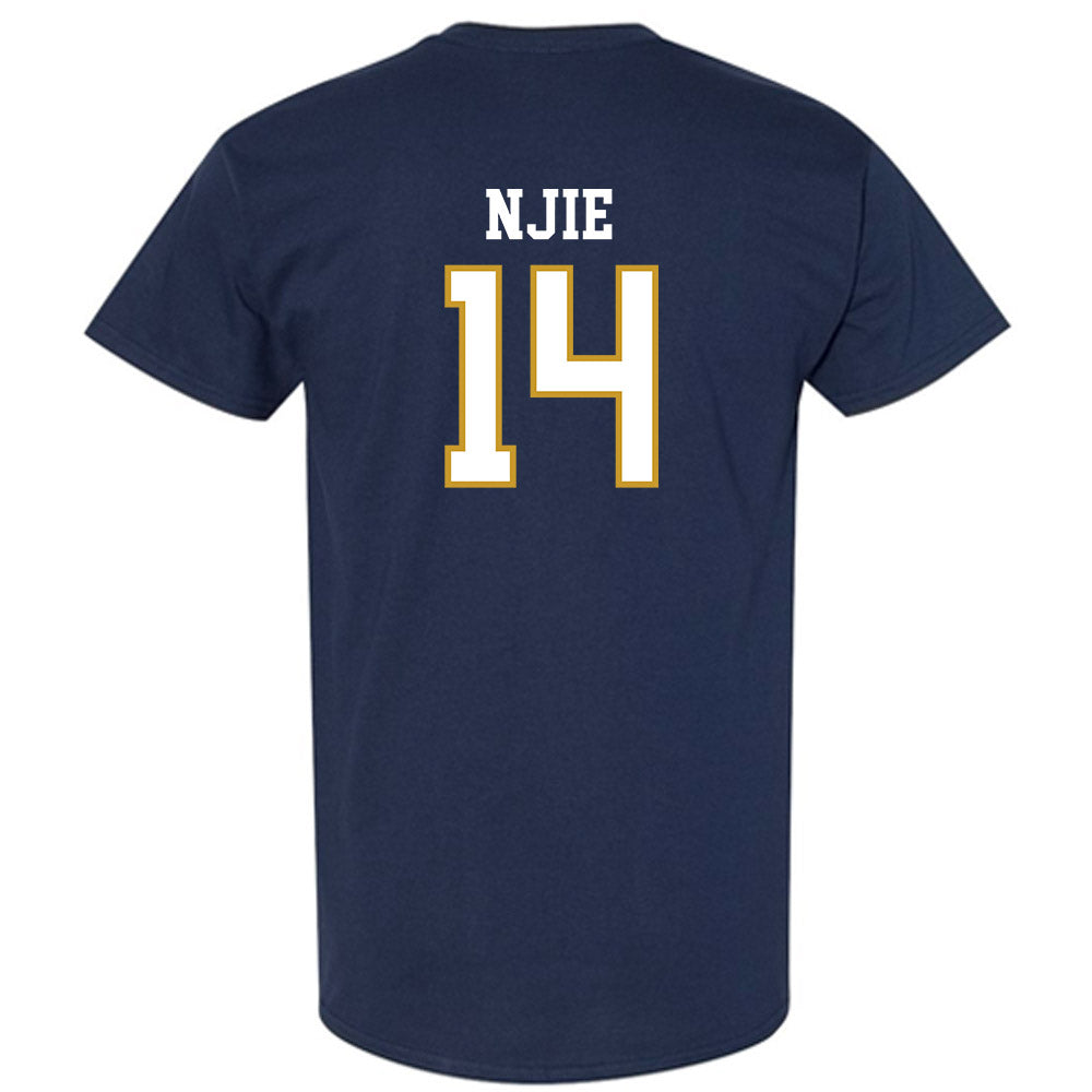 Notre Dame - NCAA Men's Basketball : Kebba Njie - Sports Shersey T-Shirt-1