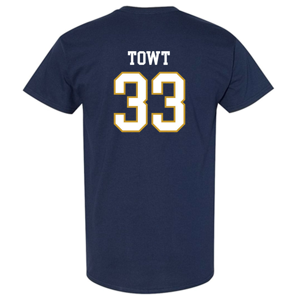 Notre Dame - NCAA Men's Basketball : Carson Towt - Sports Shersey T-Shirt-1