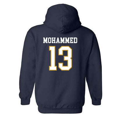 Notre Dame - NCAA Men's Basketball : Sir Mohammed - Sports Shersey Hooded Sweatshirt-1