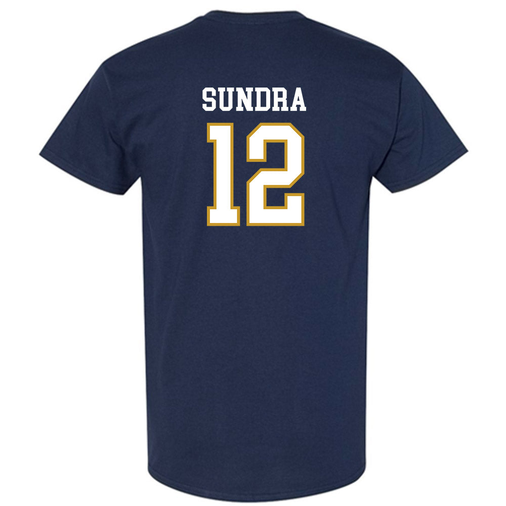 Notre Dame - NCAA Men's Basketball : Garrett Sundra - Sports Shersey T-Shirt-1
