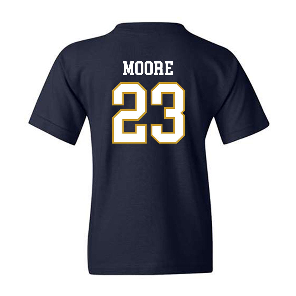 Notre Dame - NCAA Women's Basketball : Iyana Moore - Sports Shersey Youth T-Shirt-1