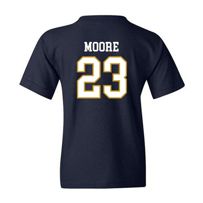Notre Dame - NCAA Women's Basketball : Iyana Moore - Sports Shersey Youth T-Shirt-1