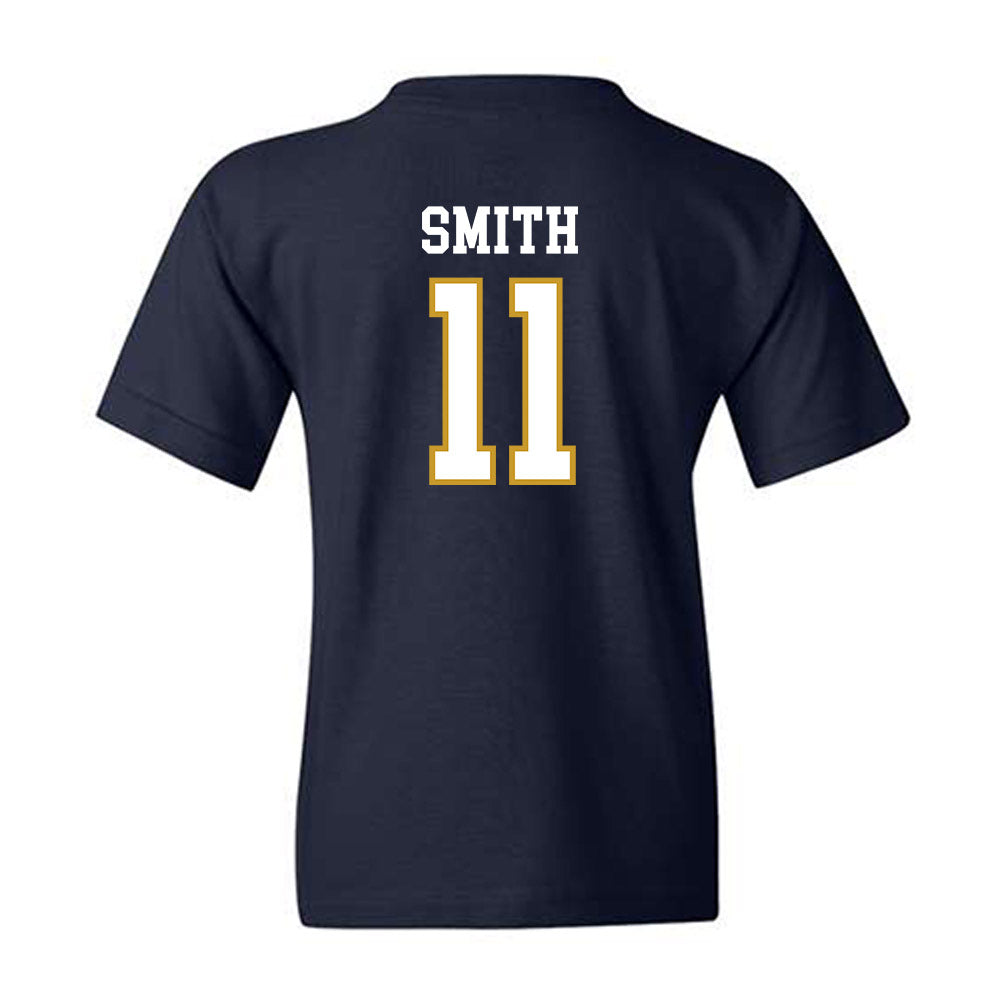 Notre Dame - NCAA Women's Basketball : Jordyn Smith - Sports Shersey Youth T-Shirt-1